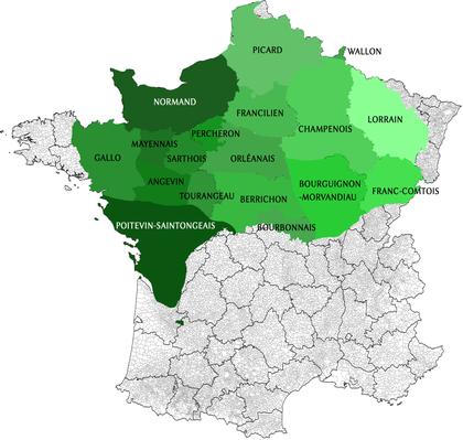 Langues d'Oïl (normand, picard, poitevin, etc.)